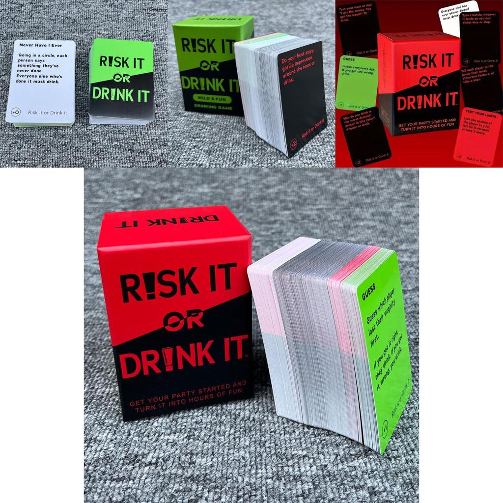 Engaging Risk It Or Drink Adult Party Game For Hilarious Game Night Fun