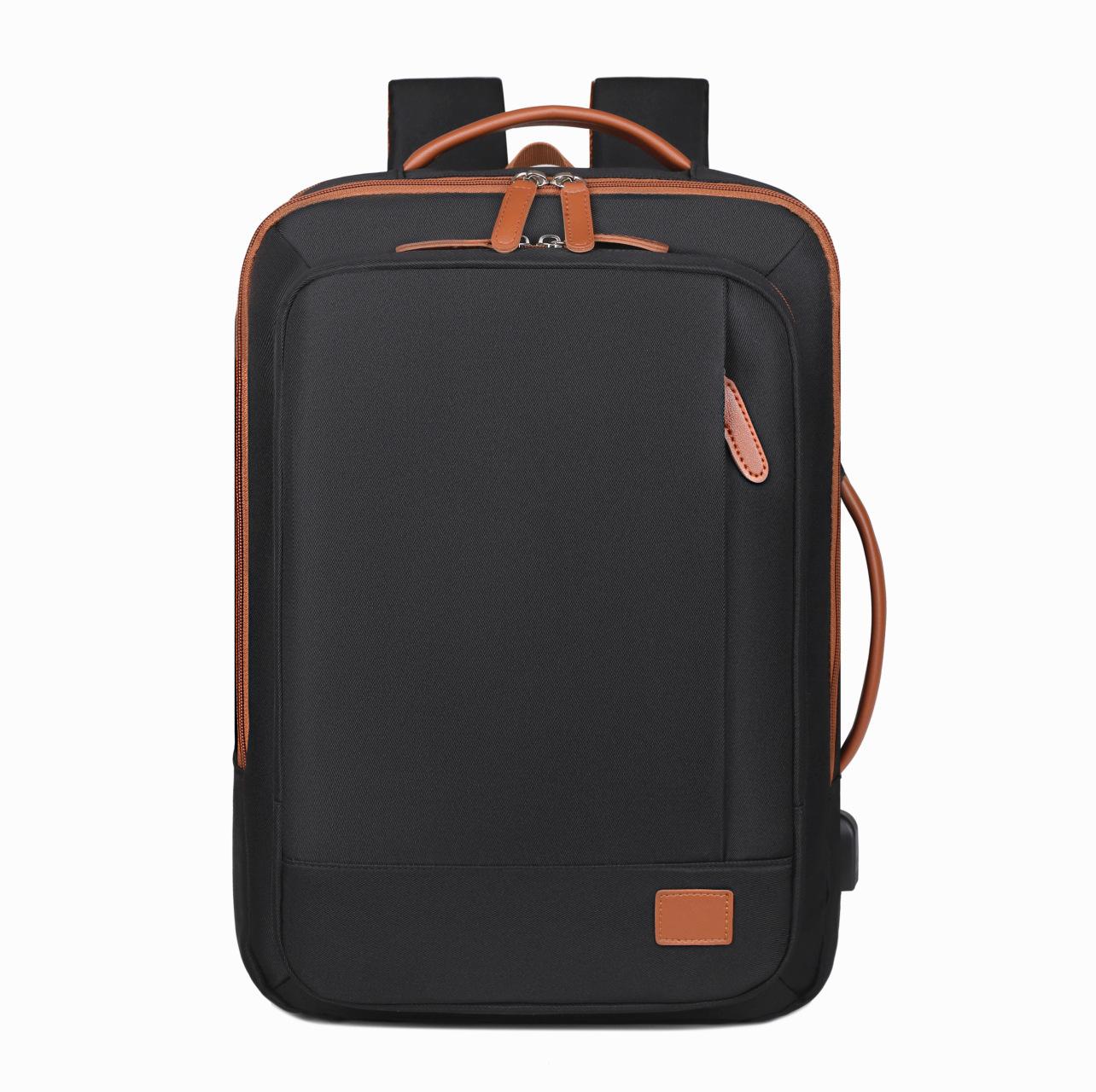 

TS JYL laptop bag,New Unisex PU Large Luggage Travel Duffle Gym Bag Casual Storage 42*31*12 (+6cm expansion) чёрный