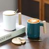 Creative Retro Ceramic Wooden Handle Mug Office Coffee Cup Water Cup Opening Event Souvenir