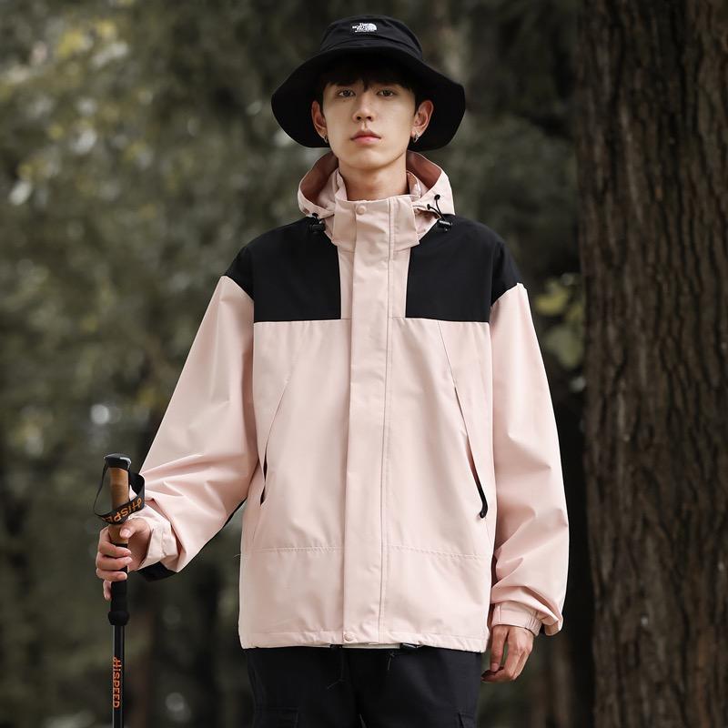 American Style Couple Jacket Waterproof Three-Proof Hooded Outdoor Windbreaker