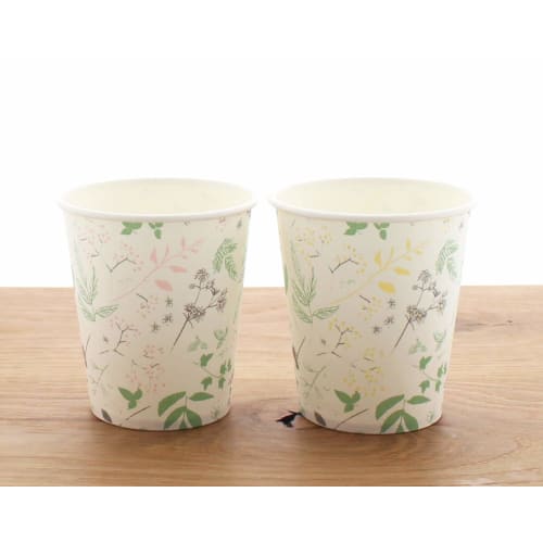 Daikoku Kogyo Freshmate Paper Cups, Garden, 7 Oz, 50-pack, 6403457