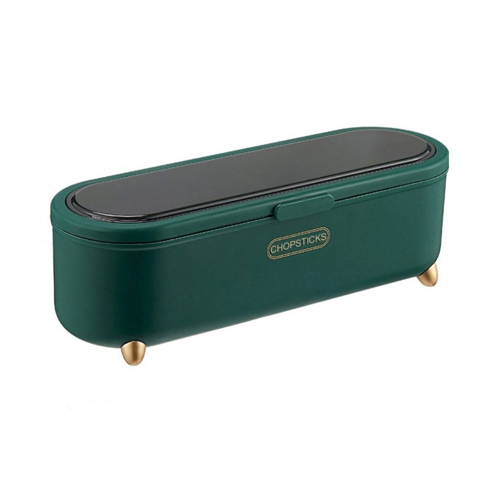 Plastic Chopstick Organizer With Drain Tray Cutlery Storage Box High Quality Chopstick Box