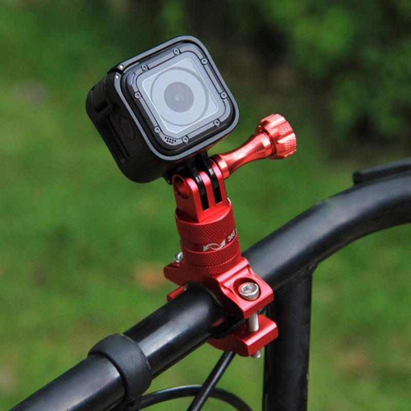 PULUZ 360 Grad Drehung Fahrrad Aluminium Lenker Adapter Halterung für GoPro GoPro Hero4/5/6