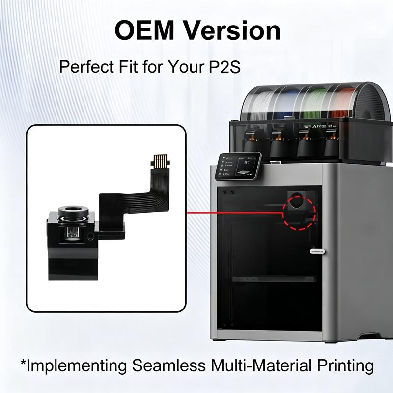 P2S Filament Sensor Component, 3D Printer Extruder Hall Sensor Upgrade, Precise Filament Runout Detection Printing Accessories Set