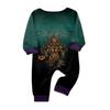 Matching Family Halloween Pajama Set - Long Sleeve Top and Pants for Parents and Kids