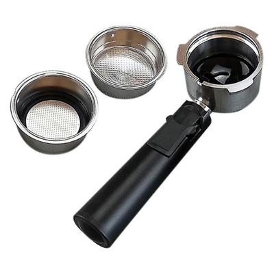 51mm Coffee Bottomless Portafilter Filter Handle with Powder Cup Set Coffee Machine Portafilter Replacement Accessories
