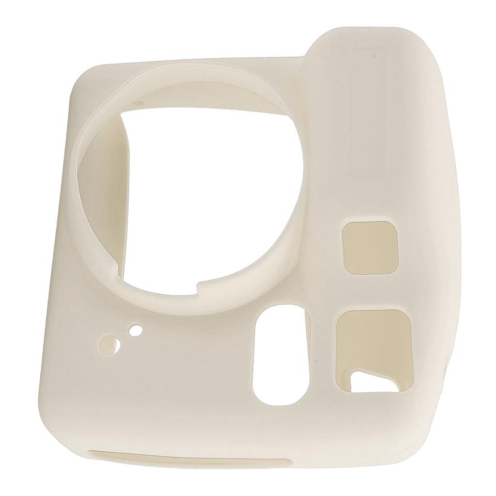 Instant Camera Silicone Protective Case for SE Wear Fall Resistant Soft Shell Pure Color Beige