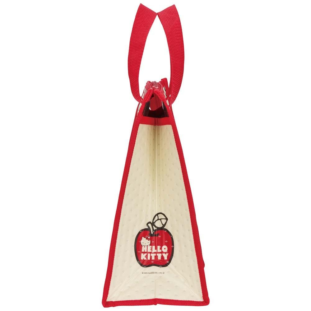 Skater Lunch X 27 Sanrio Hello Food Bag, Non-woven Fabric, Insulated, 26.5 Cm, Kitty, Red, FBC1-A