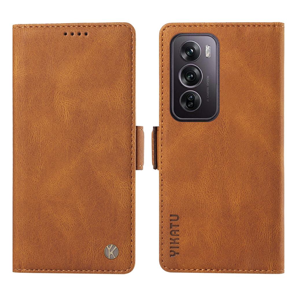 For Oppo Reno12 Pro 5G (Global)/(China) Phone Case Skin-Touch Leather Cover