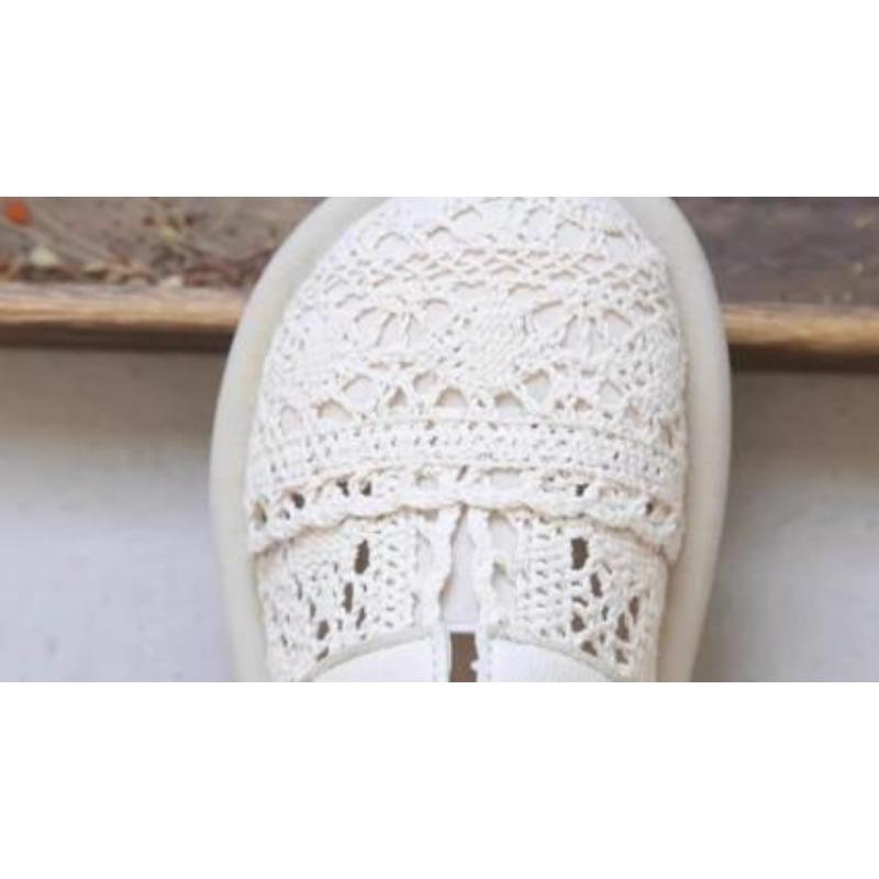 Sommerschuhe Damen Freizeit Sneaker Slip-on Ballerinas Stoff Sandalen Fischer Freizeit