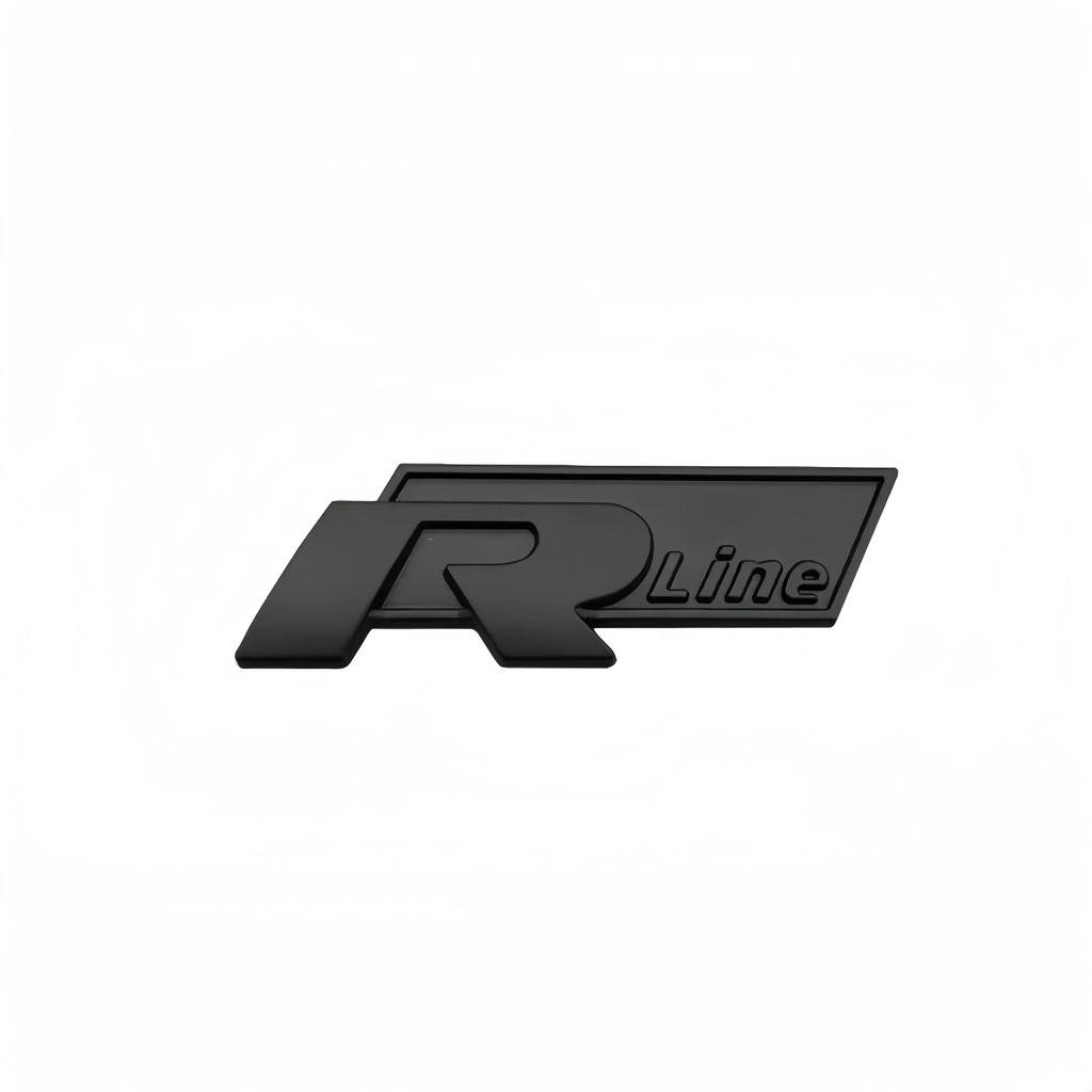 2025 Hot 1Pcs Metal Car Side Body Trunk Rline R Emblem Sticker For Volkswagen VW Golf 4 5 6 7 Bora MK7 Beetle Touran Tiguan GTI