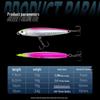 Sinking Pencil Lure: 2nd Gen Flying Ghost for Asp, Bass, Perch