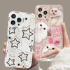 Cute Cat Case for Samsung Galaxy S25 S24 S23 Ultra Plus 5G S20 FE A55 A54 A35 A53 A32 A52 A16 A15 A14 A24 A25 Cover Soft Shell