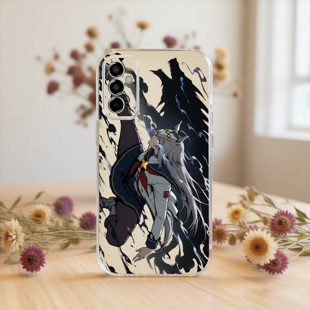 

Uma Musume Pretty Derby Phone Case For SamsungA10,12,20,21S,30,31,40,50,51,52,70,71 Transparent Cover Samsung a31