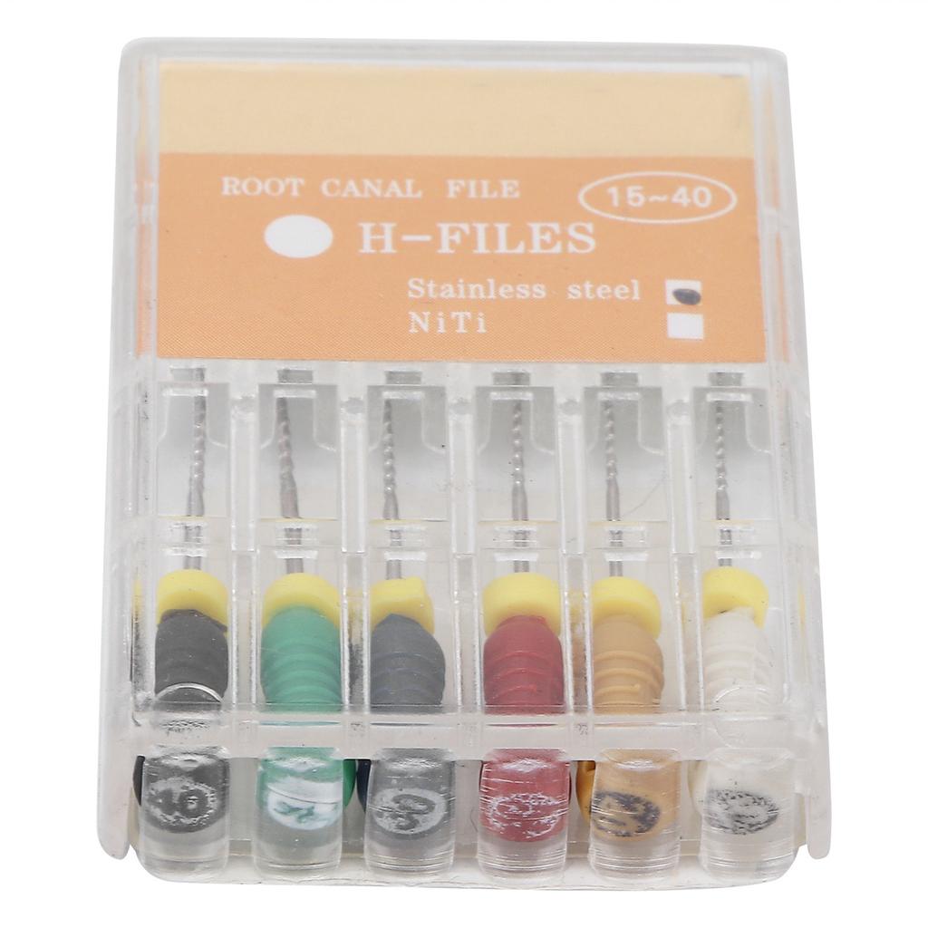 Professional Stainless Steel Root Canal Files Portable Dental Endodontics File Accessory(H File )