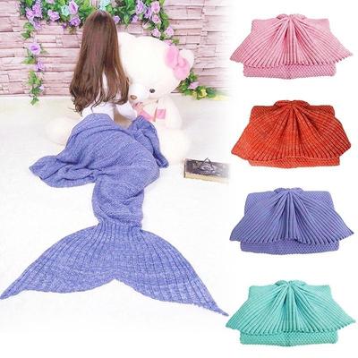 Mermaid Tail Blanket Crochet and Mermaid Blanket for Adult