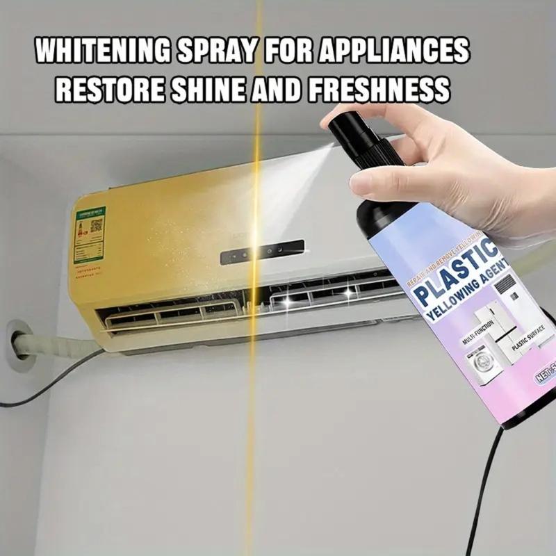 Plastic Gloss Restoration Agent for Air Conditioning Washing Machines Shell Stain Remover Yellowing Removal Sprayer