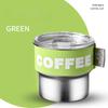 Coffee Cup with Lid 304 Stainless Steel Tumbler Mug Portable Travel Leakproof Water Bottle Tea Cups for Kitchen Drinkware Cups