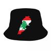 Unisex Bucket Hats Lebanon Lebanese Flag Summer Beach Hatwear Packable Vacation Fishing FisherUnisex Cap Session Hat Dropshipping