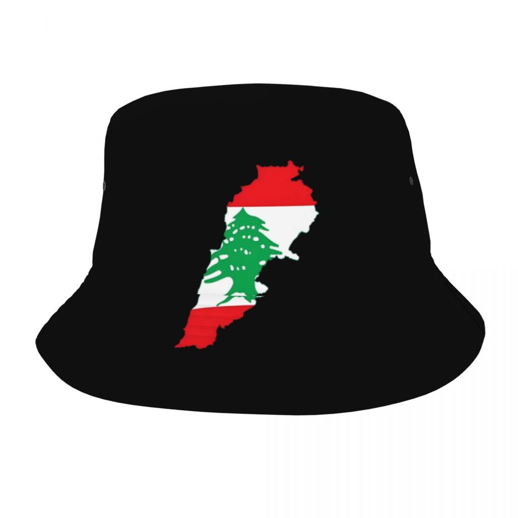 Unisex Bucket Hats Lebanon Lebanese Flag Summer Beach Hatwear Packable Vacation Fishing FisherUnisex Cap Session Hat Dropshipping