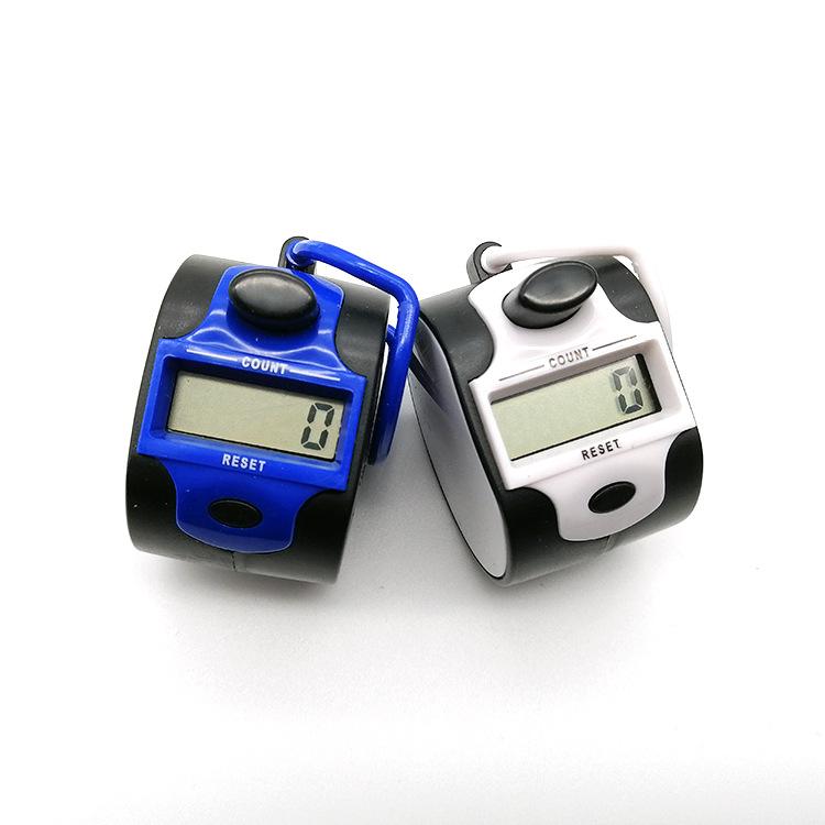 

Electronic 5 Digit Number Counters Plastic Shell Hand Finger Display Manual Counting Tally Clicker Timer Soccer Golf Counter зелений