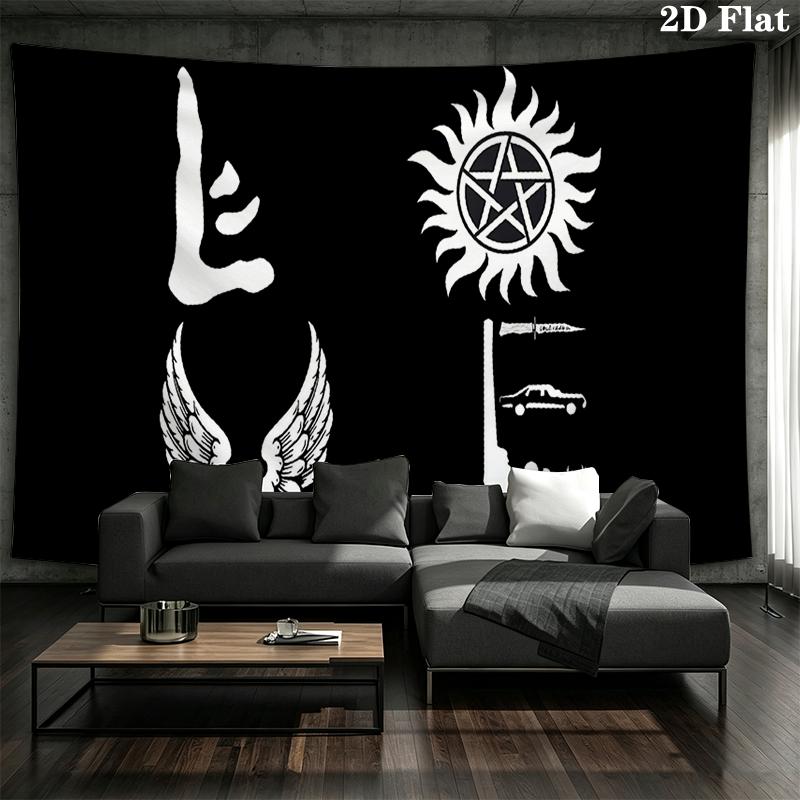 Übernatürliches Wandteppich, ästhetische bedruckte Stoffdecke, geeignet für Schlafzimmer, Wohnzimmer und Heimdekoration.