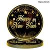 New Year 2024 Number Foil Balloons Happy New Year Eve Party Favors Supplies Garland Photo Props Christmas Decorations Navidad