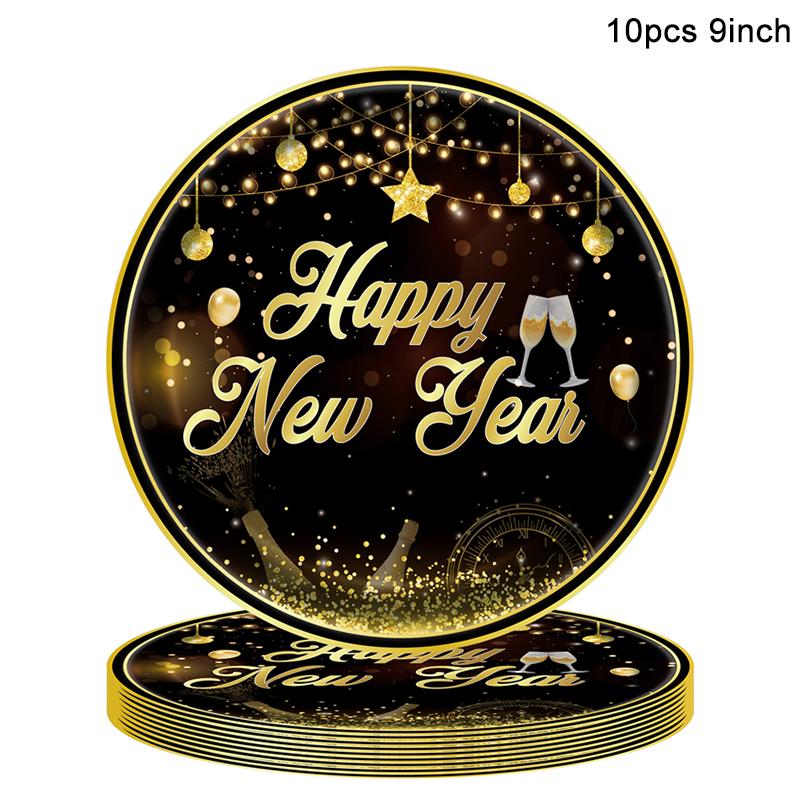 New Year 2024 Number Foil Balloons Happy New Year Eve Party Favors Supplies Garland Photo Props Christmas Decorations Navidad
