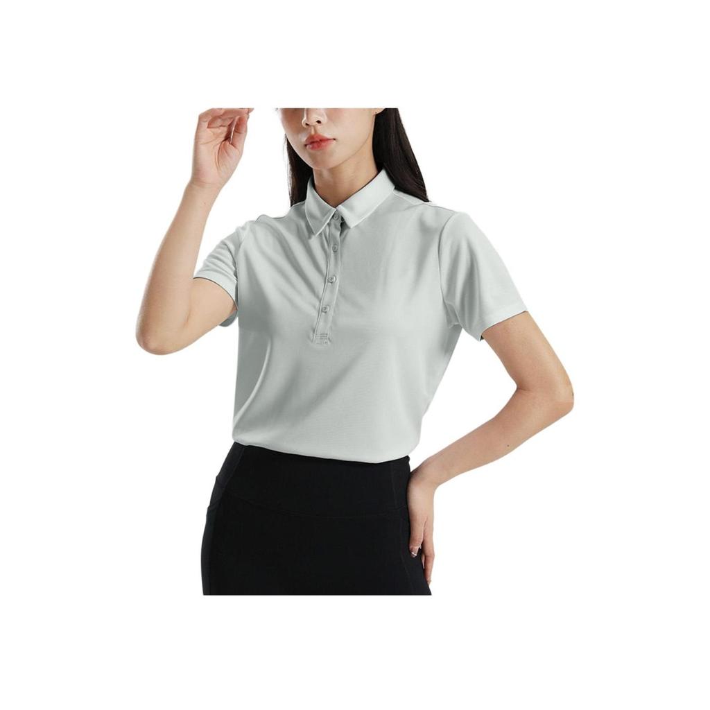Adidas Slim Fit Short Sleeve Golf Polo Shirt Women tops Crystal-Emerald-Green JC9237