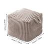 Soft Plush Toy Storage Bag Fluffy Filled Stool Sofa Cushion Clothing Storage Bag  Kids Room