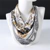 Printed Scarf Thin Warm Cartoon Spring and Summer New Small Square Scarf Autumn and Winter Sunscreen Silk Scarf Versatile Fashion Decoration