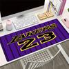 Lakers Theme Mouse Pad, Non Slip Rubber Base, Multifunctional Office & Home Decor, Perfect for Workspace Personalization.