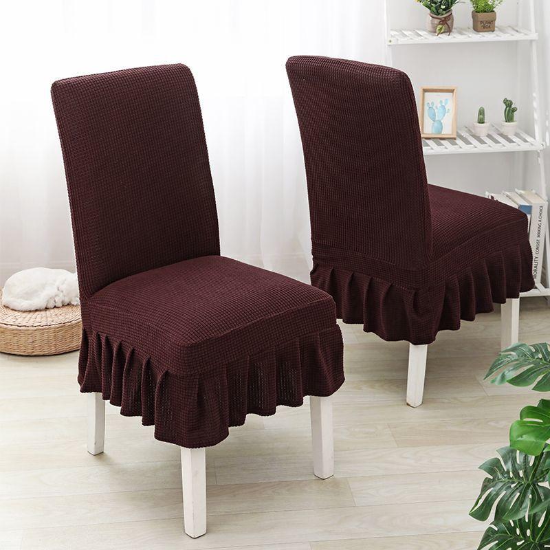 Universal Chair Covers Set Multi Piece Cushion Backrest Protector 1 2 4 6 Pack Adjustable Chair Durable And Easy To Clean Chair Slipcovers