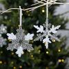 2026 Acrylic Snowflake Christmas Tree Pendant Ornament