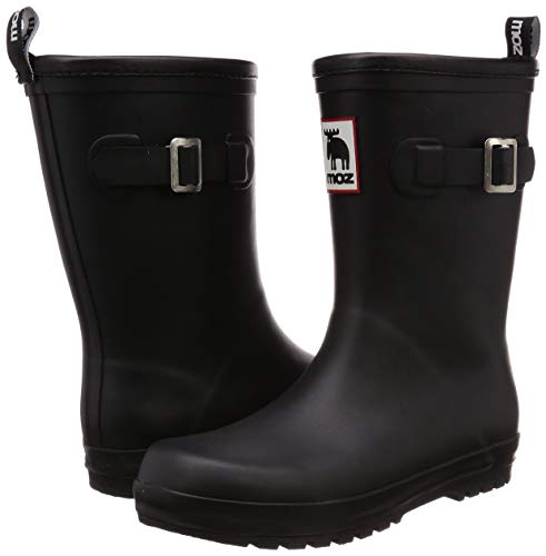 MOZ Women's Long Rain Boots, Black, Size 23.5-24.0 Cm, 2EKMR8418-BL-L