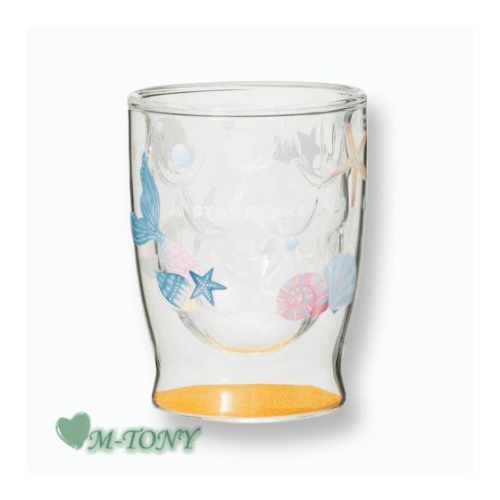 Starbucks Heat Resistant Double Wall Glass Sand Beach Summer 237ml Starbucks/Tumbler/Starbucks Tumbler/Starbucks
