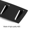 Carbon Fiber Look  Car Accessories ABS Gloss Black Rear Bumper Diffuser Lip Spoiler Shark Fin Kit Fit for Universal Cars