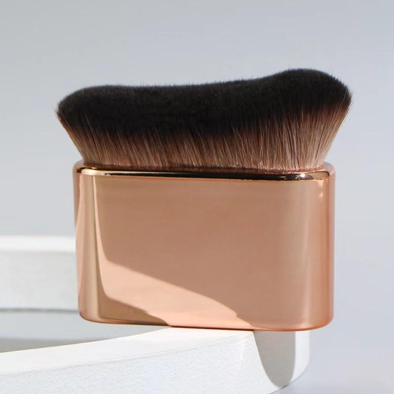 1PCS Multifunctional Wave Base Makeup Brush Body Brush Soft Hair Foundation Brush Large Flat Brush Blush Brush Beauty Tool