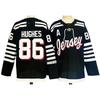 Maglia da Hockey su Ghiaccio da Uomo Squadra NHL Personalizzata Cucita Stile Vintage Misto Cotone Uniforme Abbigliamento Partita di Allenamento