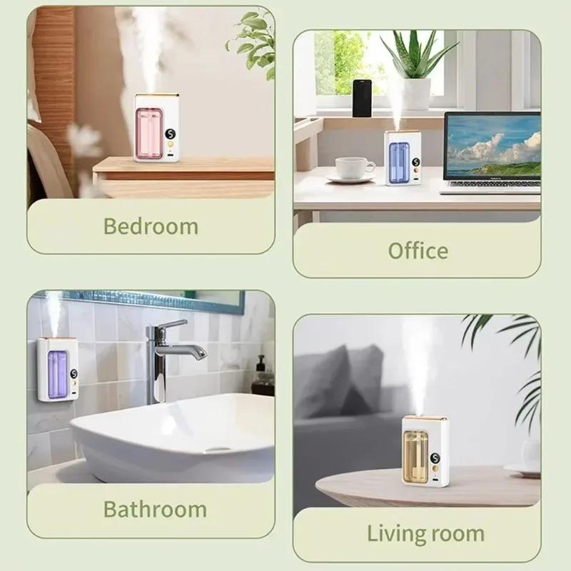 NEW Diffuser Aromatherapy Machine,Wireless Wall Hanging Portable Automatic Fragrance Spray Bathroom Toilet Deodorization