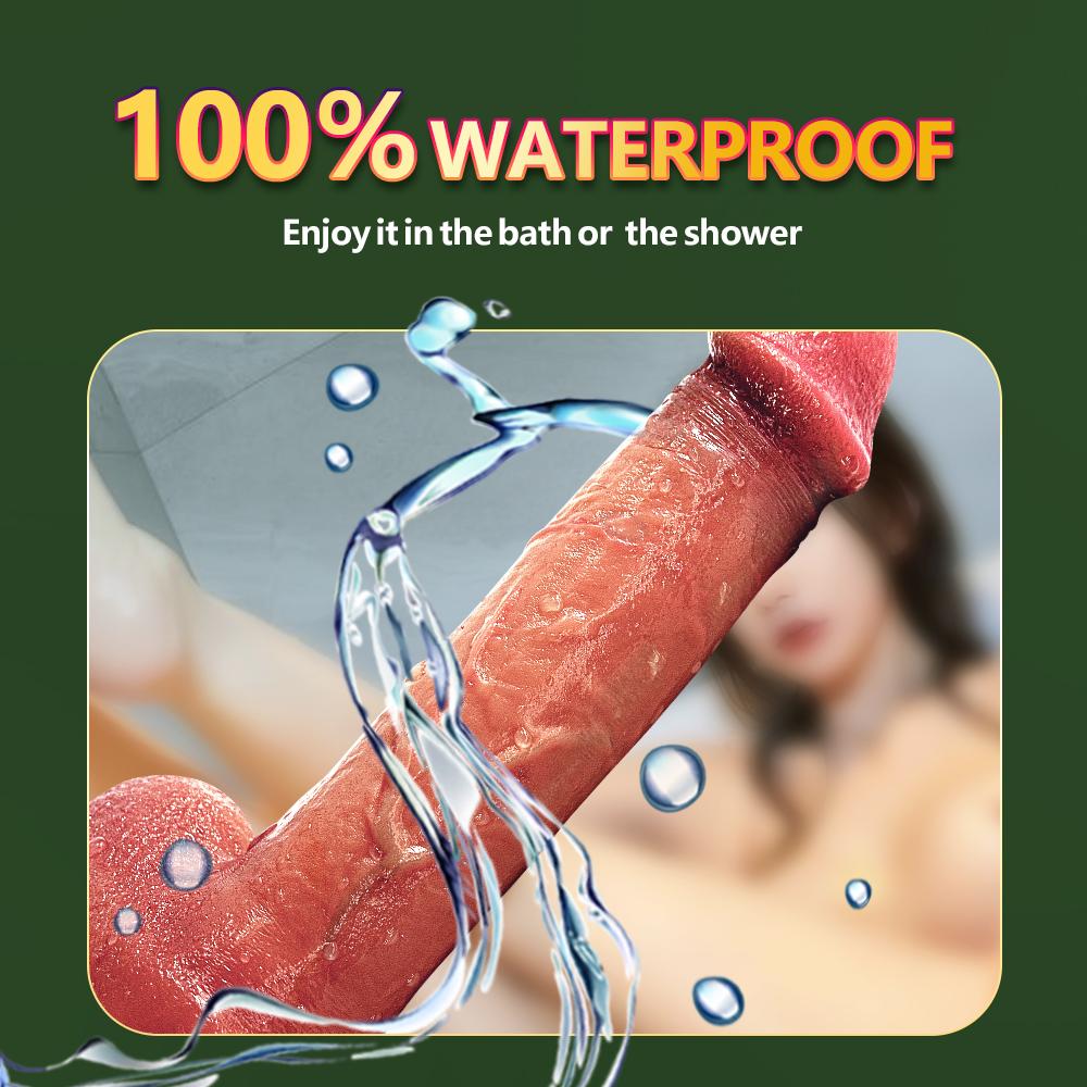 Super Double Liquid Silicone Artificial Penis Dildo Hand Stick Female Masturbator Adult Sex Toys