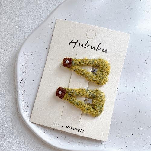 Korean Pearl Bow Rhinestone Love Hairpin Hair Ring High-end Temperament Does Not Hurt The Side of The Hair The Girl's Hairpin
