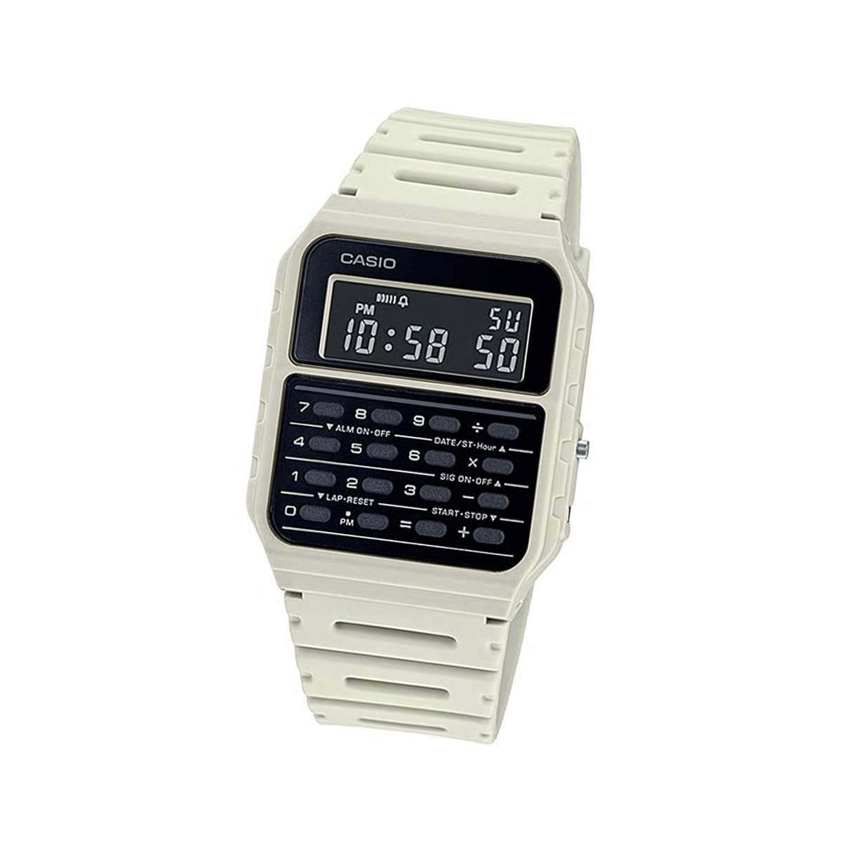 

CASIO Watch Calculator Data Bank Sand Beige Casio DATABANK [Mail delivery] Men s CA-53WF-8BDF