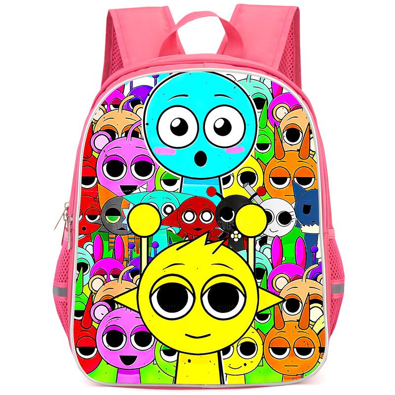 Rhythm Box Sprunki Hra Anime Batoh Studentský Školní Taška Počítačová Taška