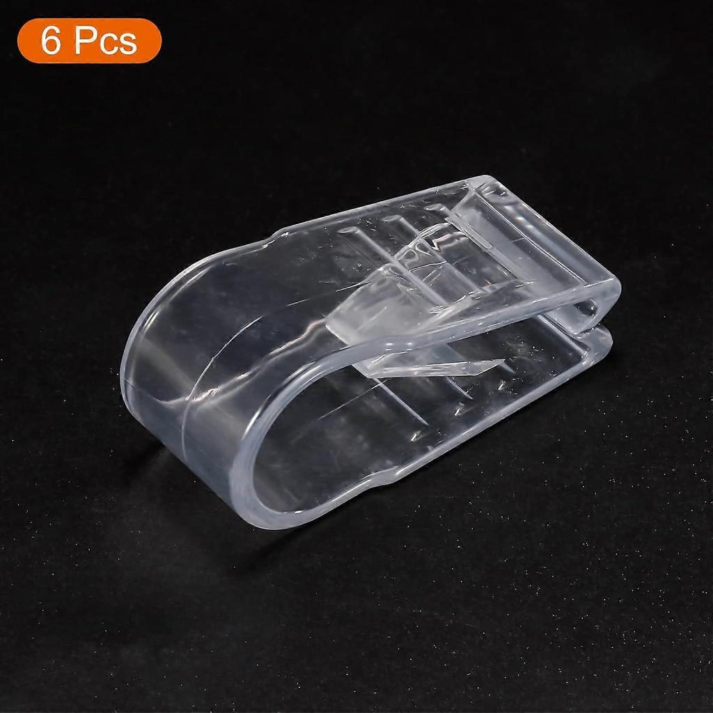 Quilt Blanket Clips 6pcs No Pins Plastic Duvet Clips Hold Corner Place Quilt Fix for Clip Bed Sheet Fastener Clip Transparent