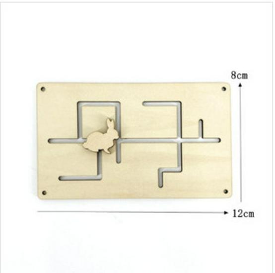 Hand-Painted DIY Busy Board: Educational Wooden Gears & Clock Ornament for Teaching and Decoration