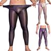 Leggings Shiny Leggings Mens Underwear See Through Sexy