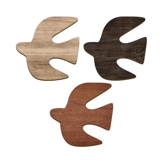 

3 шт. Деревянные птицы Пляжный настенный декор Рустикальное Винтажное Деревянное Настенное Искусство Летающие Птицы Настенная Скульптура для Дома Ванной Комнаты Спальни Декор 3pcs