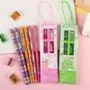 5 In 1 Pencil Set Portable Stationery Prize Cute Cartoon Stationery Gift Box Set School Supplies Writing Tool Stationery Set