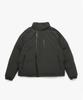 Plac Curved Zipper Short Puffer Black